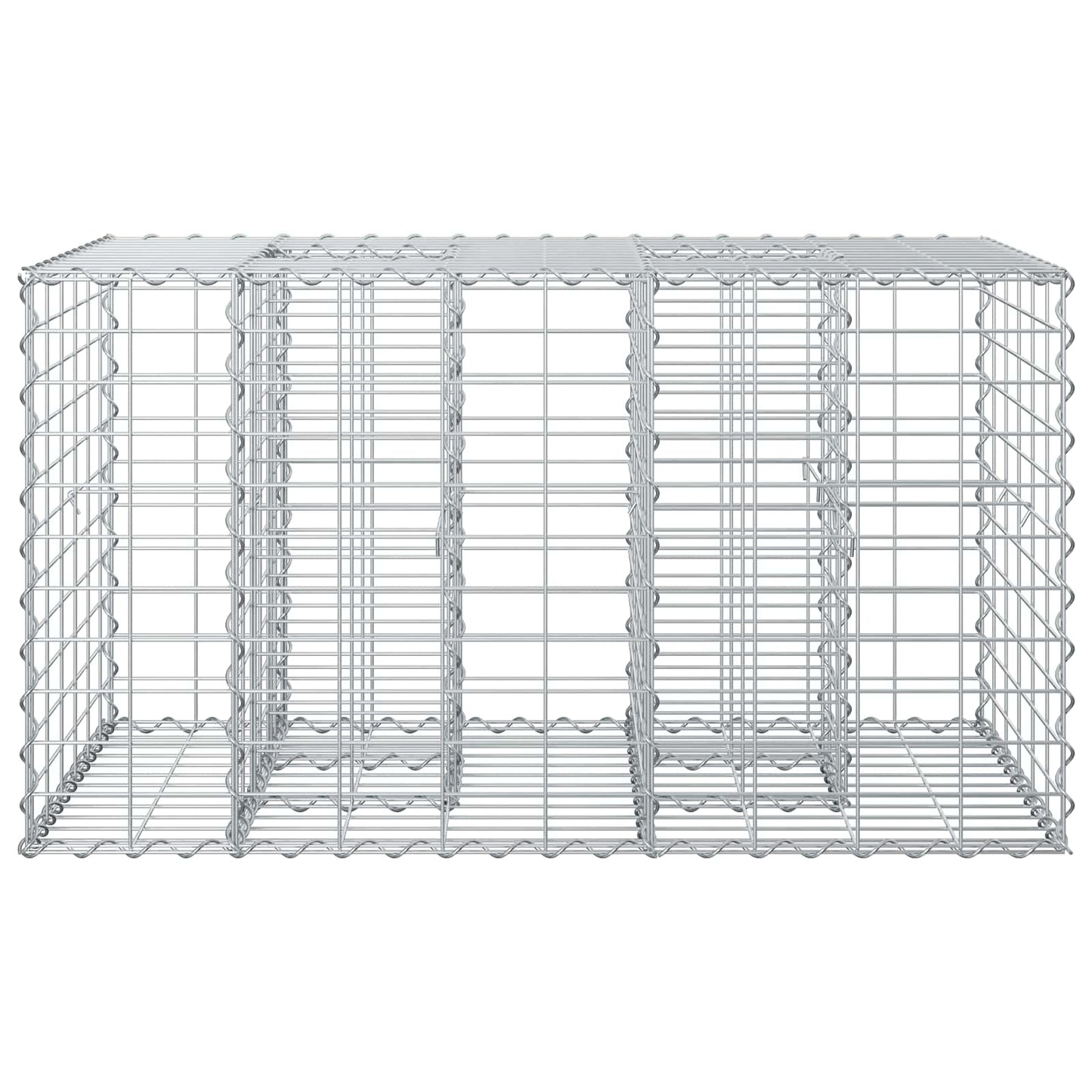 Gabion Raised Bed Silver