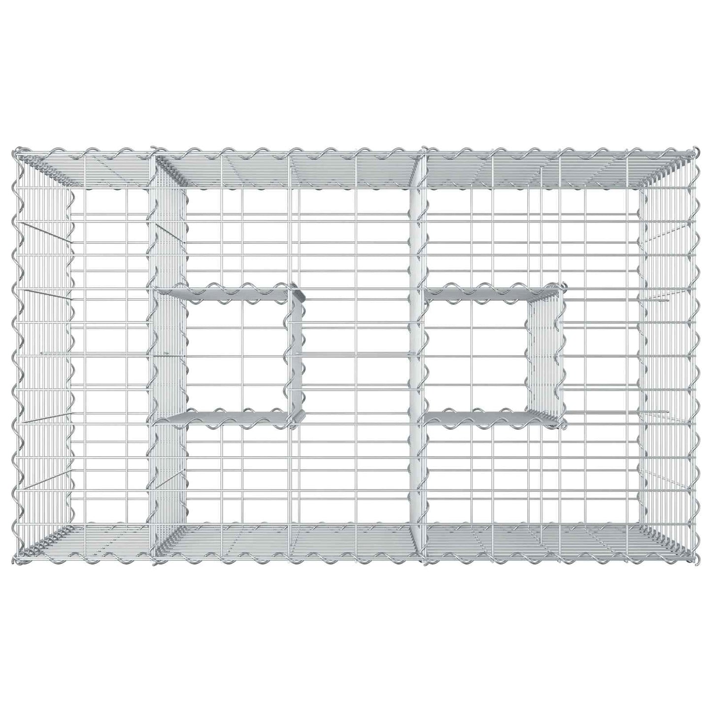 Gabion Raised Bed Silver