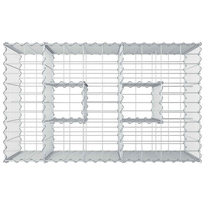 Gabion Raised Bed Silver