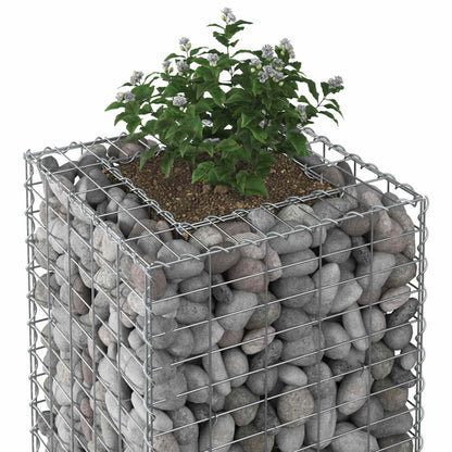 Gabion Raised Bed Silver