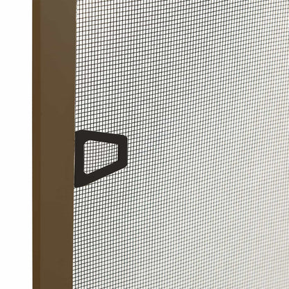 Insect Screen for Windows Brown 110 x 130 cm