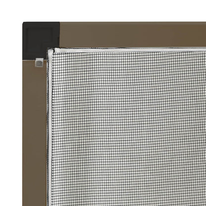Insect Screen for Windows Brown 110 x 130 cm