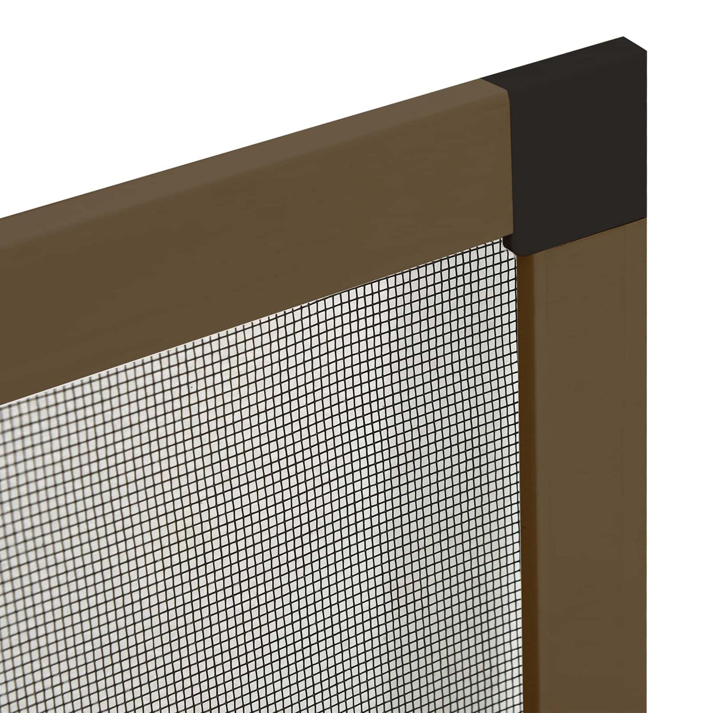 Insect Screen for Windows Brown 130 x 150 cm