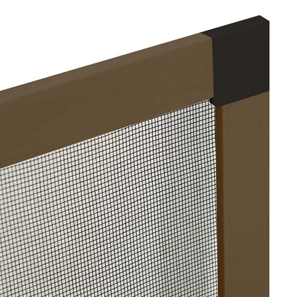 Insect Screen for Windows Brown 130 x 150 cm