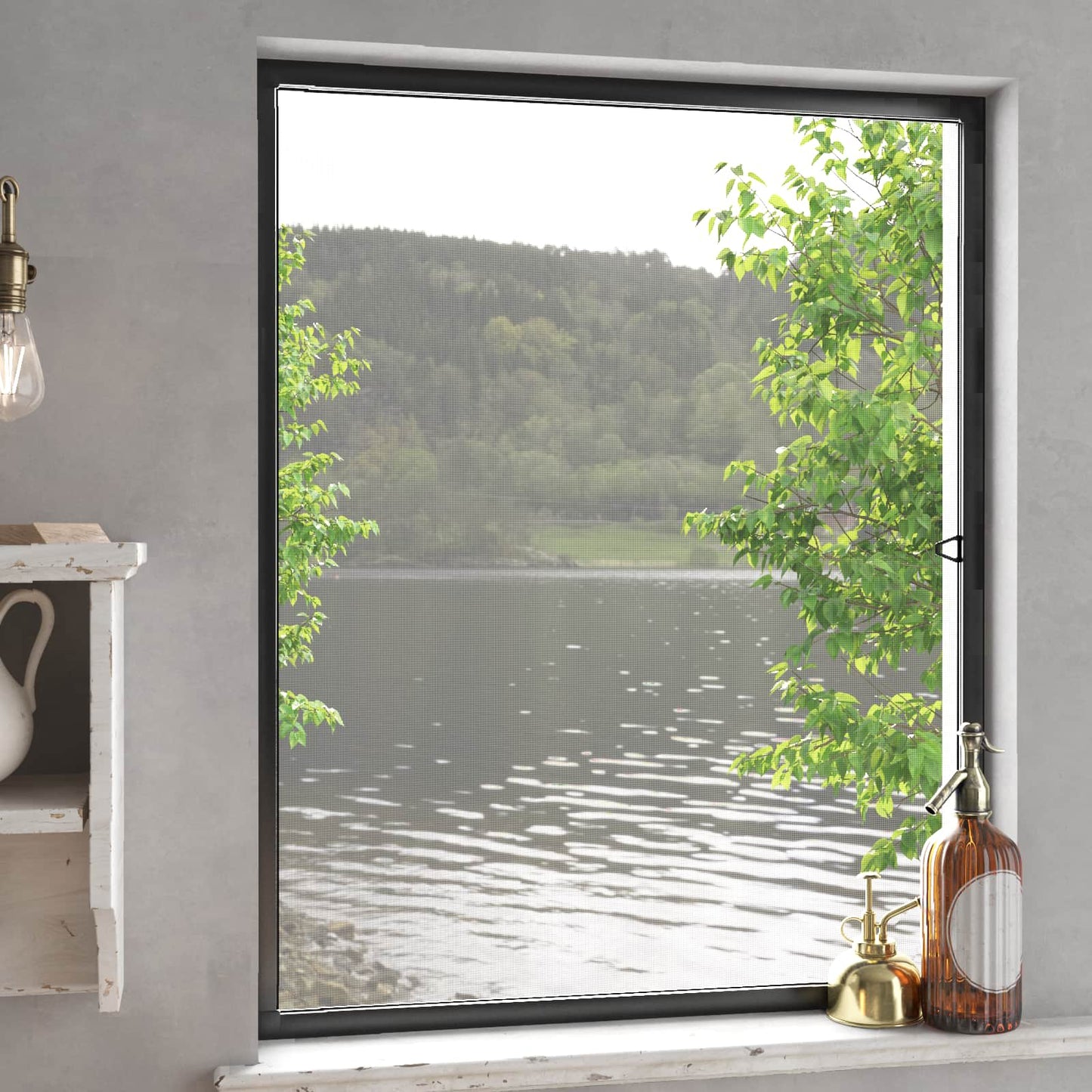 Insect Screen for Windows Anthraciate 110 x 130 cm