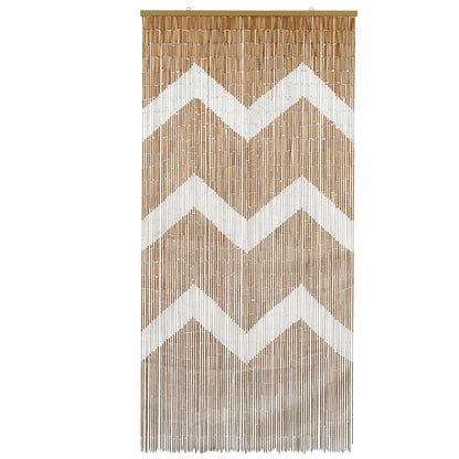 Insect Door Curtain Multicolor 78.74 x 39.37 in Bamboo