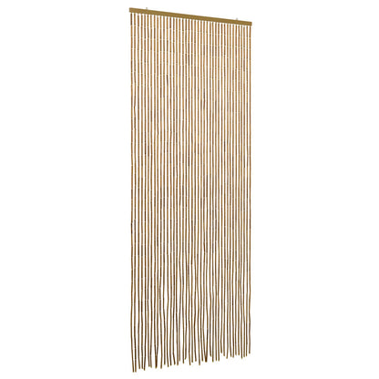Insect Door Curtain Multicolor 35.43 x 78.74 in Bamboo