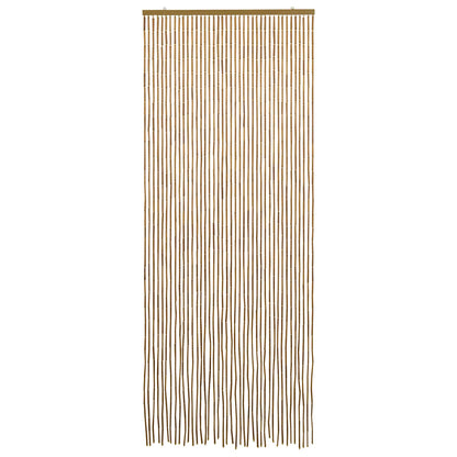 Insect Door Curtain Multicolor 35.43 x 78.74 in Bamboo