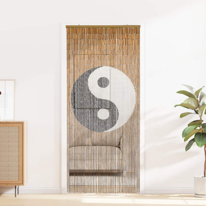 Insect Door Curtain Multicolor 78.74 x 39.37 in Bamboo