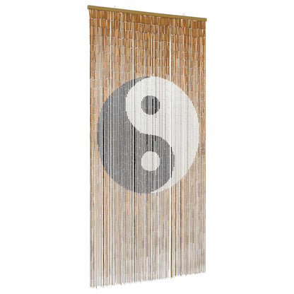 Insect Door Curtain Multicolor 78.74 x 39.37 in Bamboo