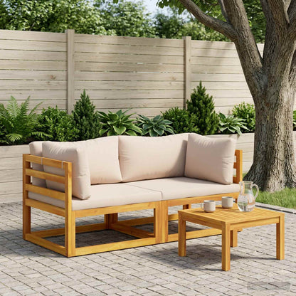 Sectional Corner Sofa with Cushions 2 pcs 2-Seater