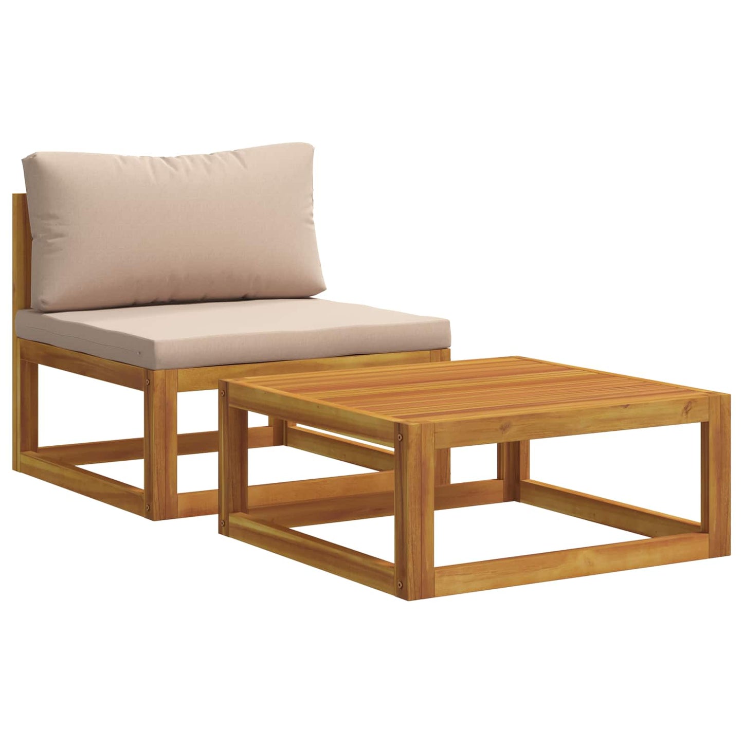 2 pcs Sectional Sofa Set with Cushions