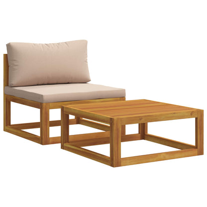 2 pcs Sectional Sofa Set with Cushions