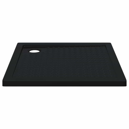 Shower Base Tray with Dots 90 x 90 x 4 cm ABS Black