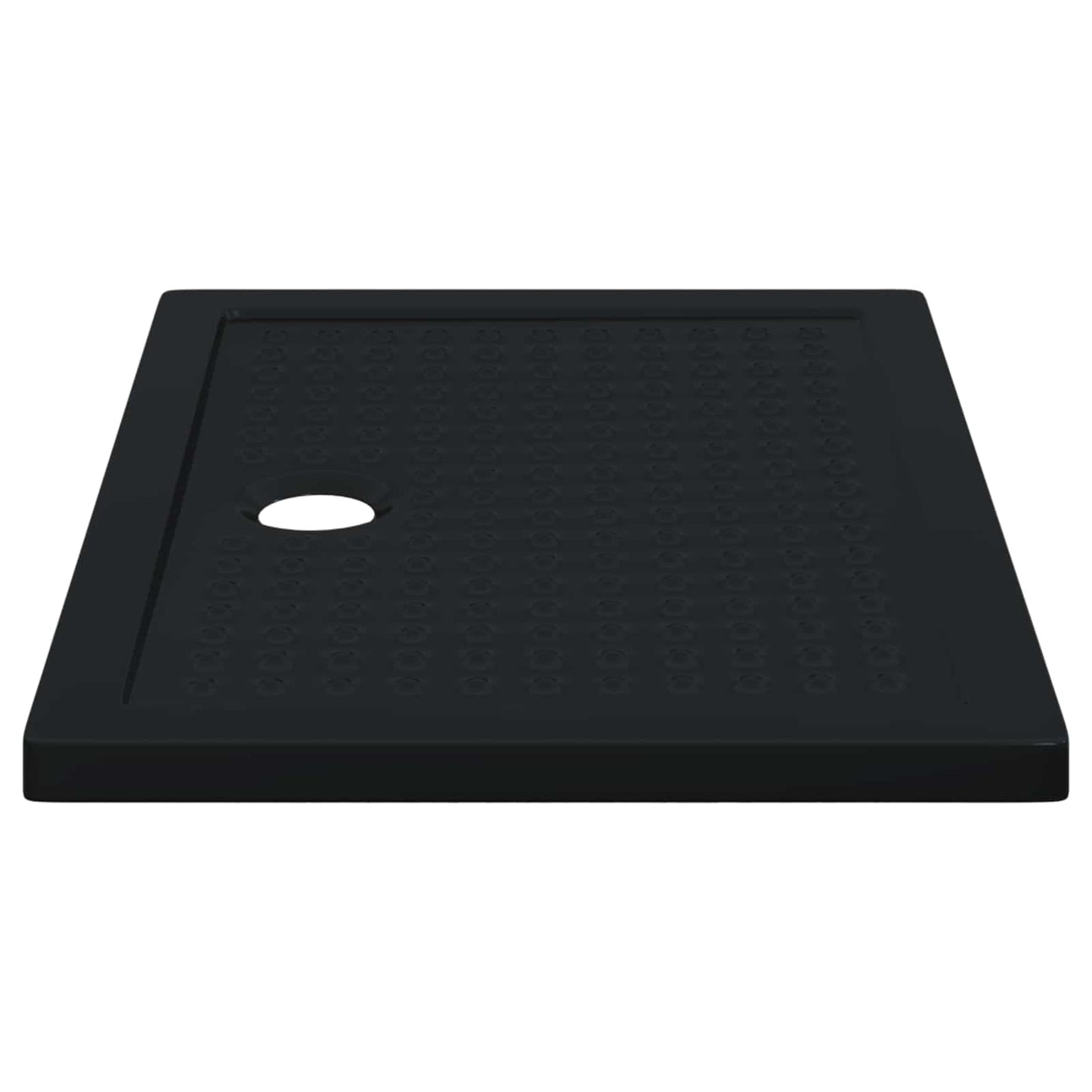 Shower Base Tray with Dots 100 x 70 x 4 cm ABS Black
