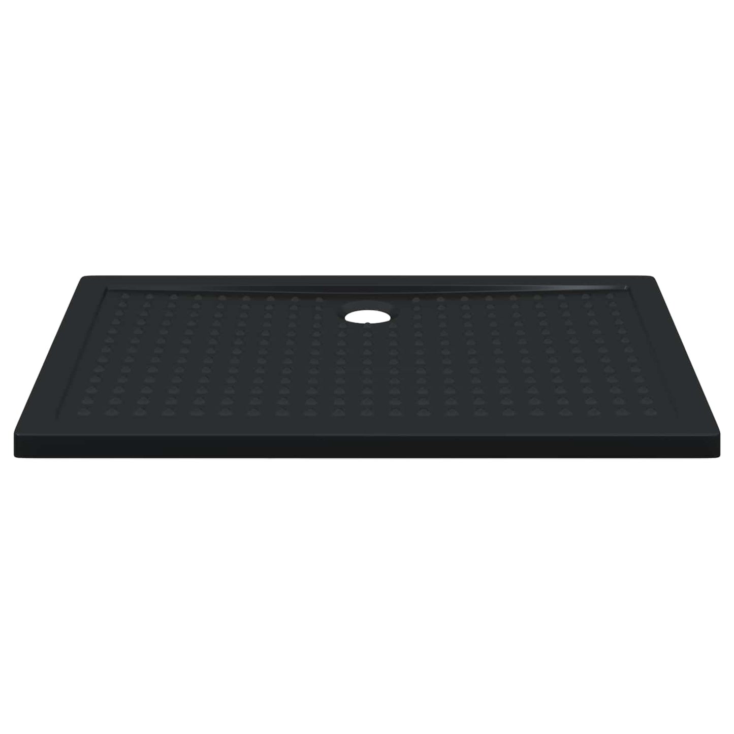 Shower Base Tray with Dots 120 x 80 x 4 cm ABS Black