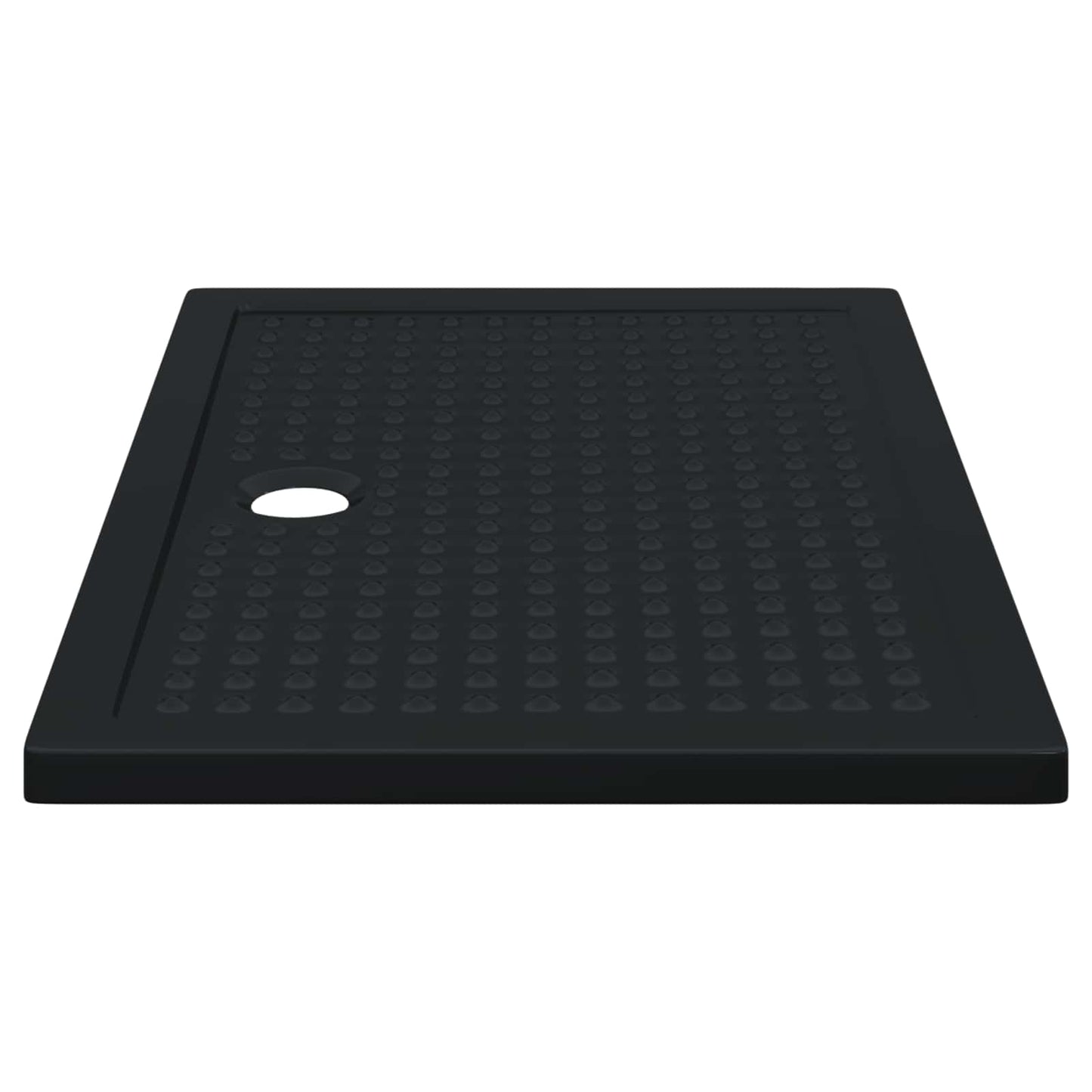 Shower Base Tray with Dots 120 x 80 x 4 cm ABS Black