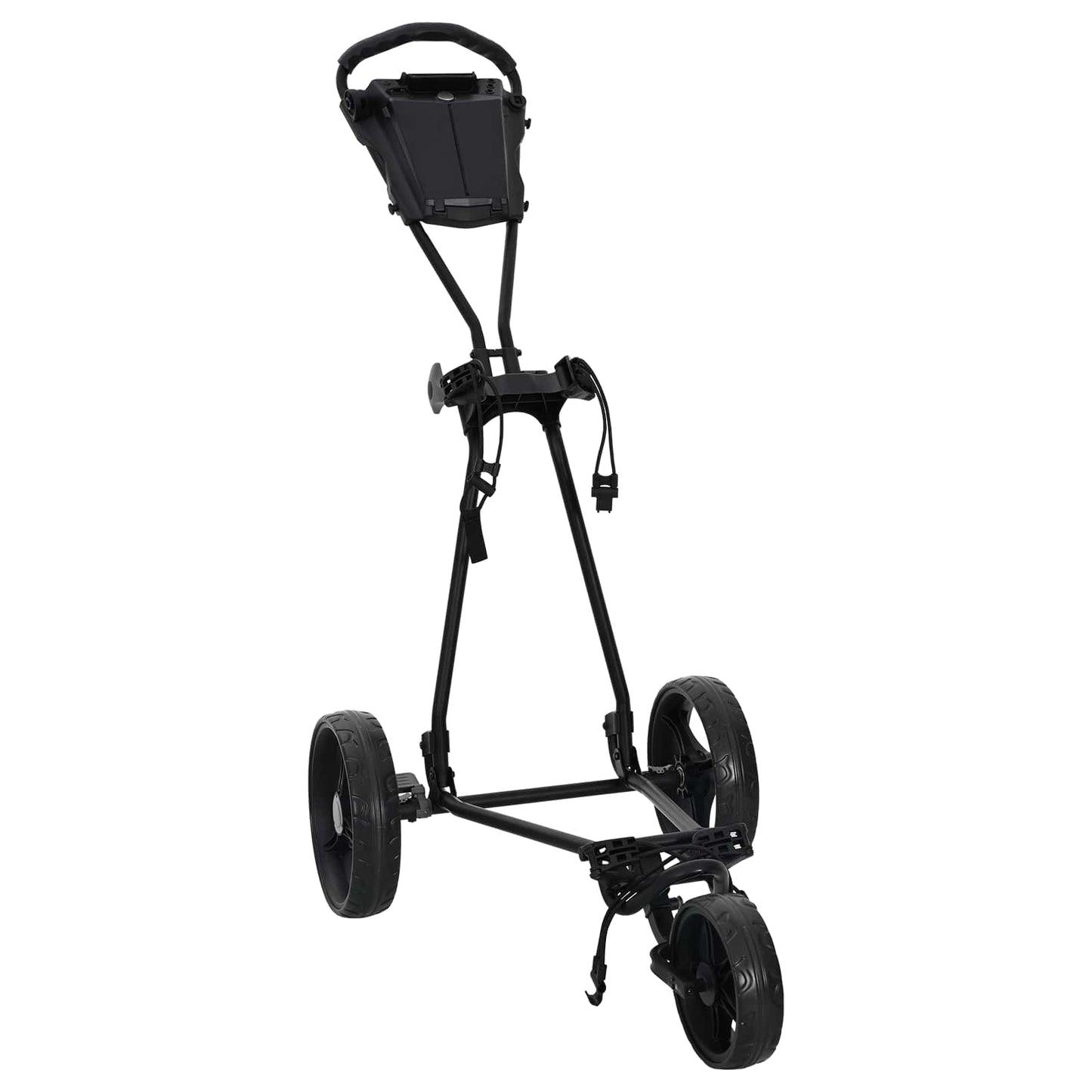 Golf Trolley Black Iron Foldable