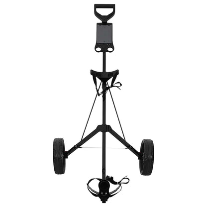 Golf Trolley Black Iron Foldable