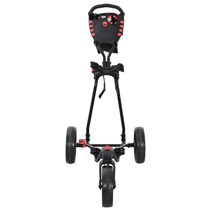 Golf Trolley Black Iron Foldable