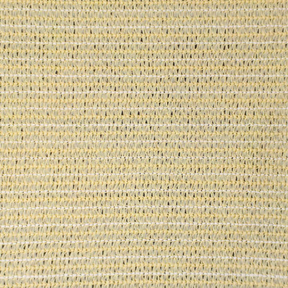Balcony Screen Beige 75 x 1000 cm HDPE and Aluminium
