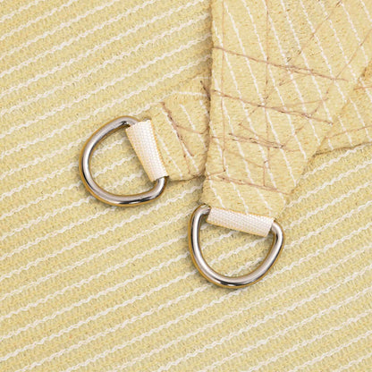 Sunshade Sail Beige 2 x 6 m HDPE