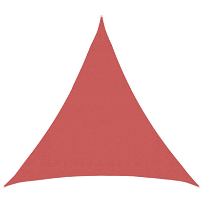 Sunshade Sail 2 x 2 x 2 m HDPE Triangular Terracotta