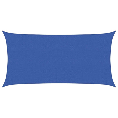 Sunshade Sail Blue 2 x 6 m HDPE