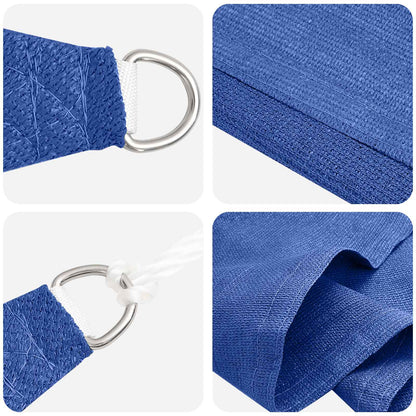Sunshade Sail Blue 2 x 2 x 2 m HDPE