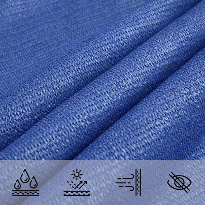 Sunshade Sail Blue 2 x 2 x 2 m HDPE