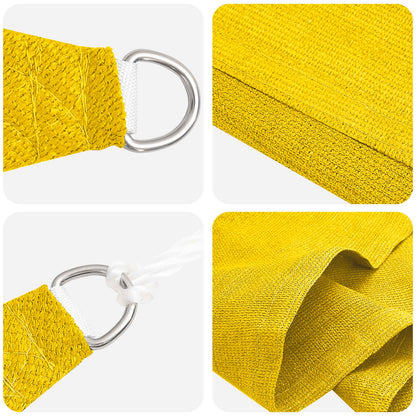 Sunshade Sail Yellow 2.5 x 6 m HDPE