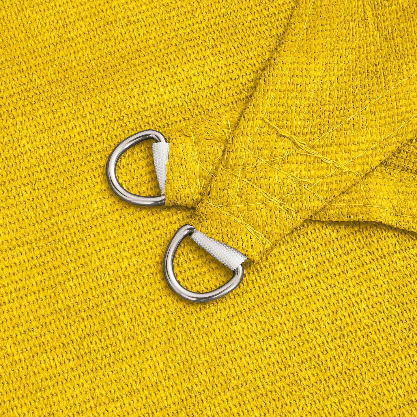 Sunshade Sail Yellow 7 x 5 x 5 m HDPE