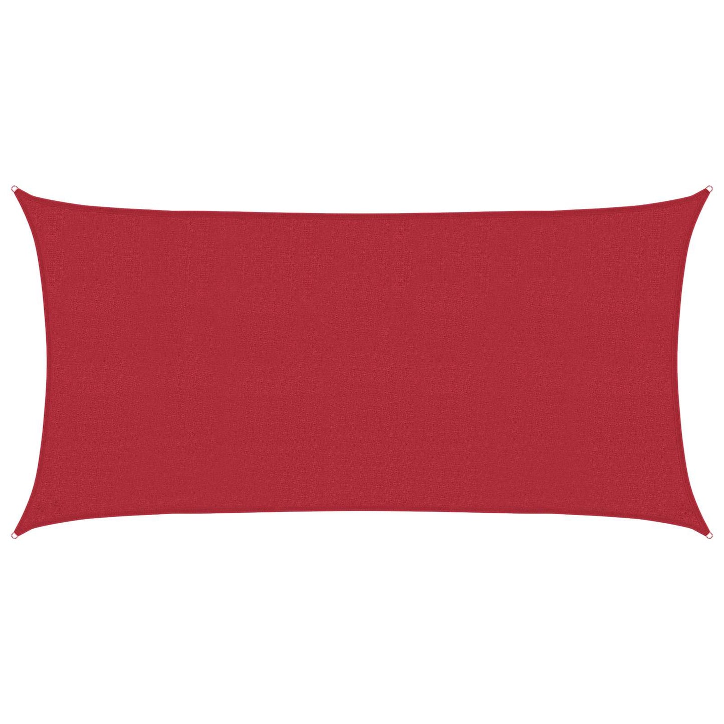 Sunshade Sail Red 2 x 6 m HDPE
