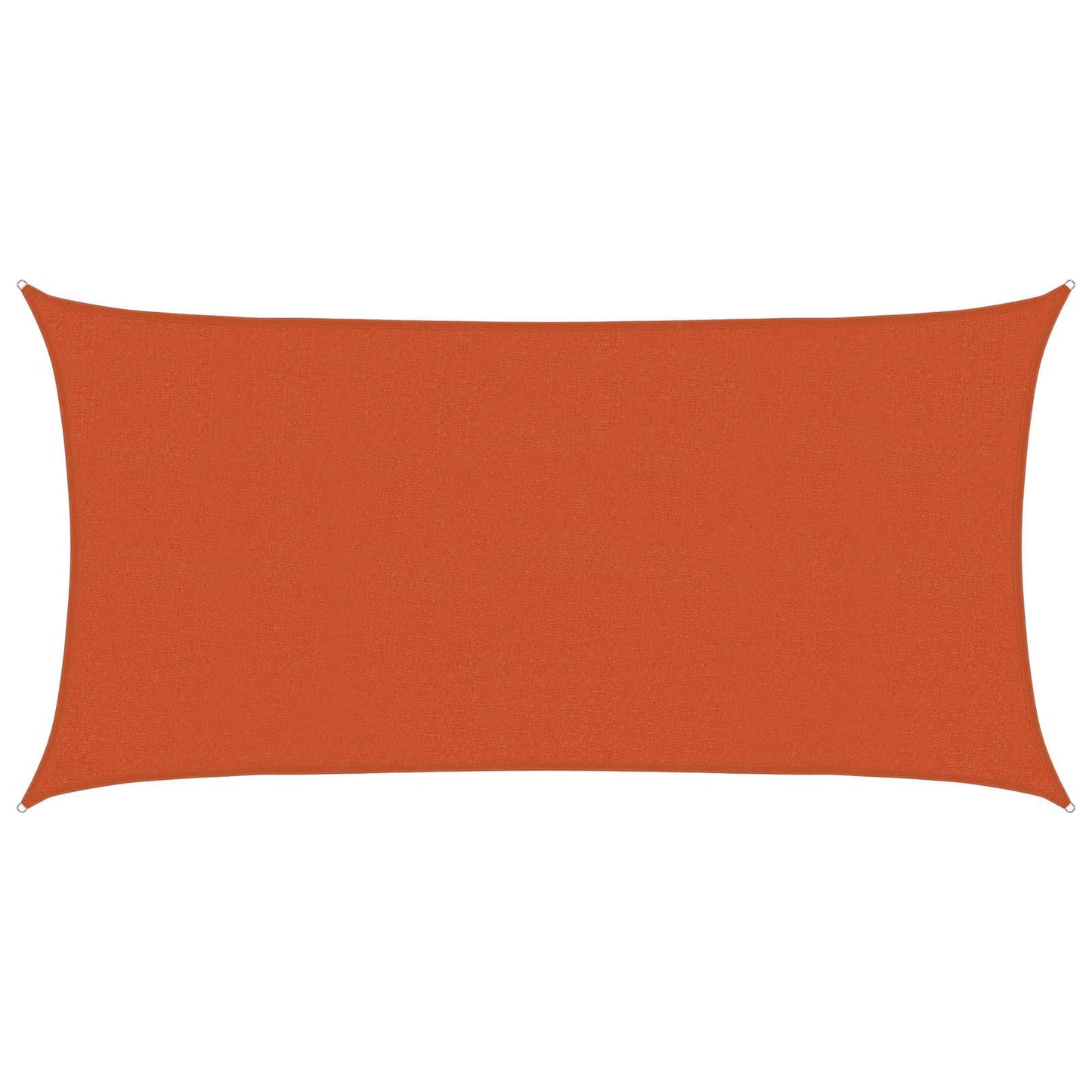 Sunshade Sail Orange 2 x 6 m HDPE