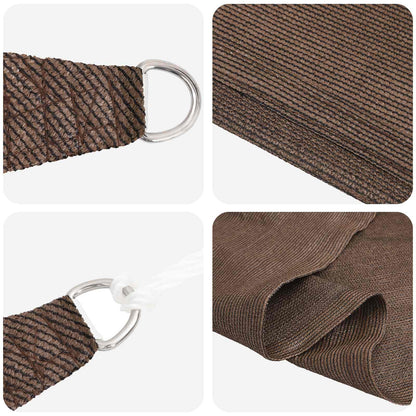 Sunshade Sail Brown 2 x 6 m HDPE