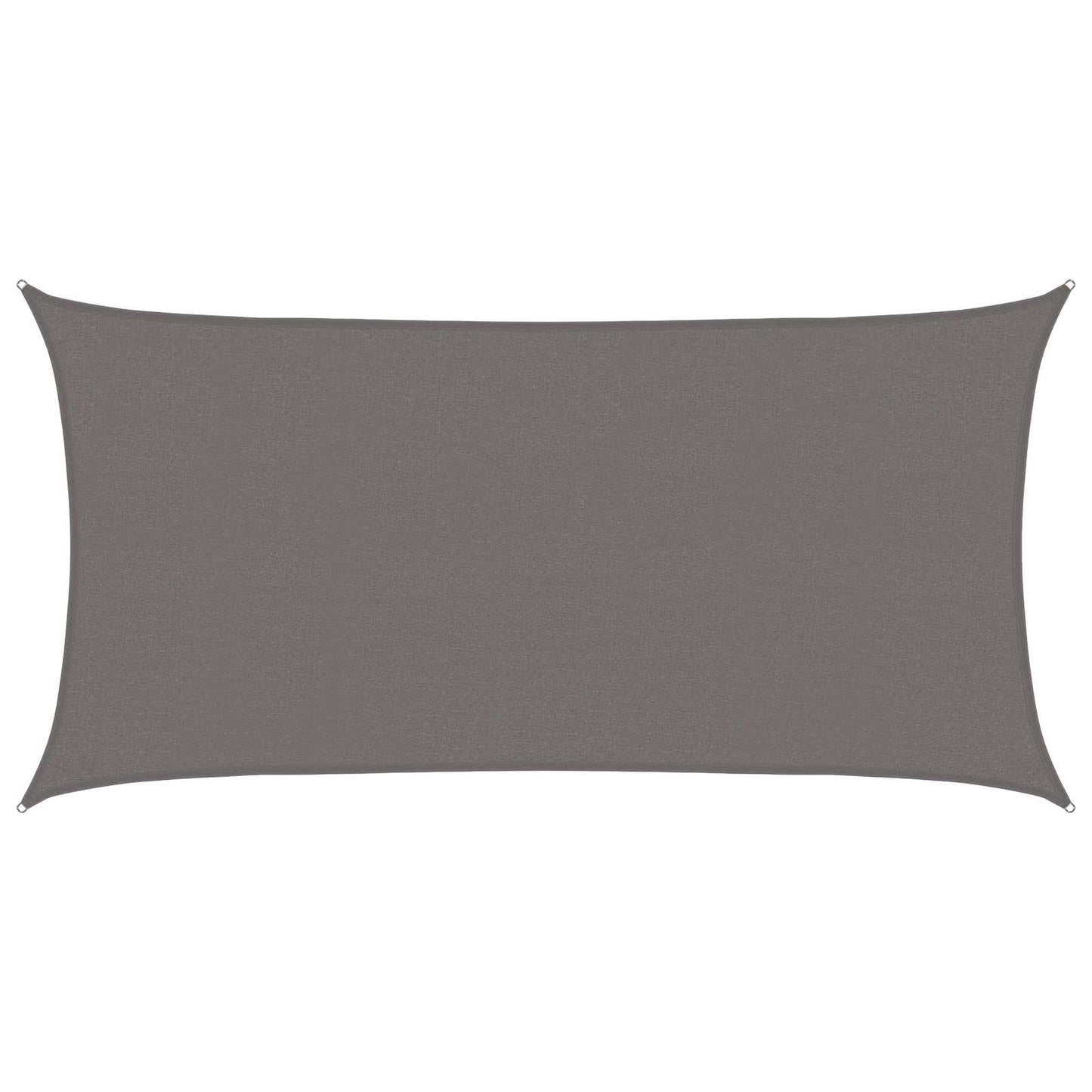 Sunshade Sail Light Grey 2.5 x 6 m HDPE