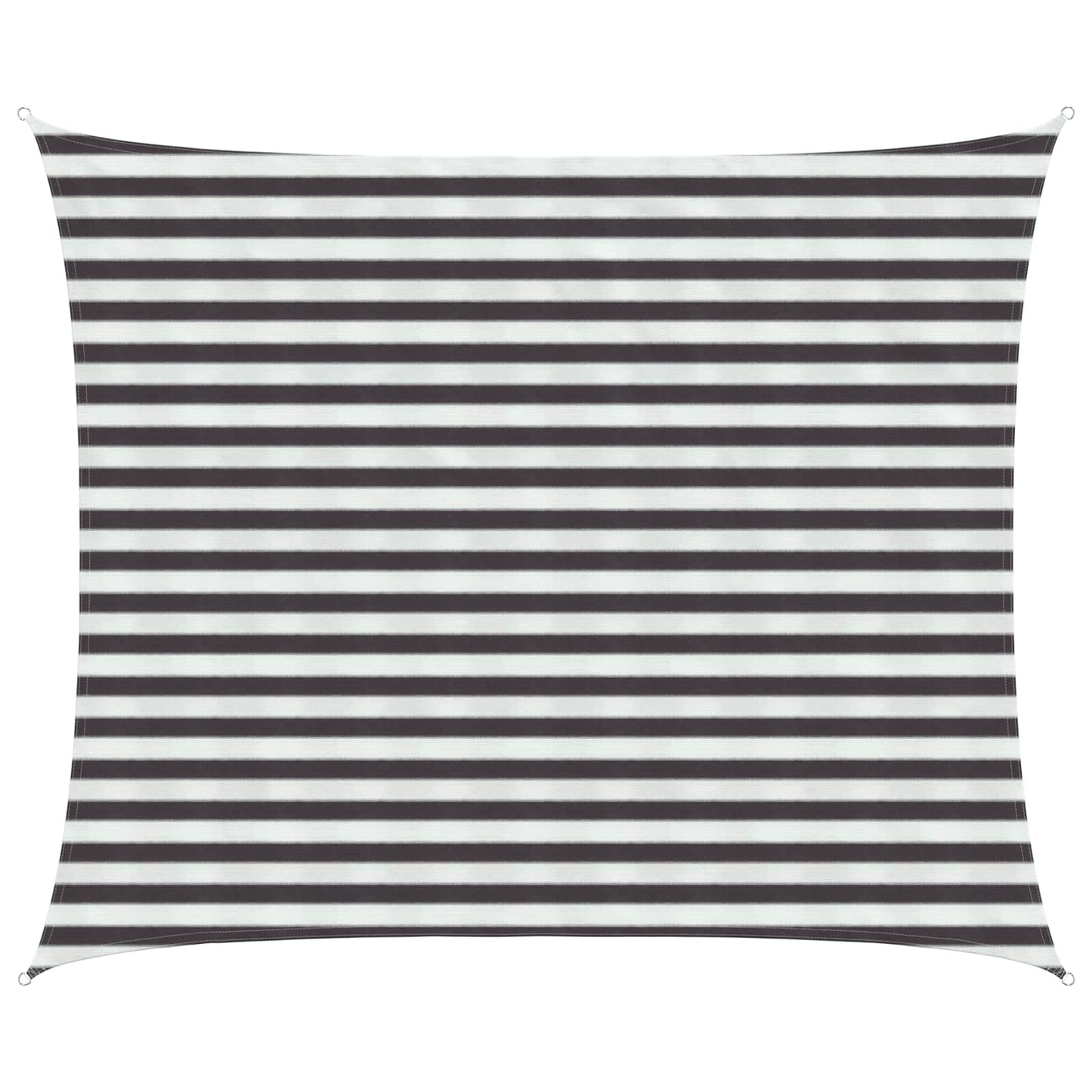 Sunshade Sail Anthracite and White 2.5 x 3 m HDPE