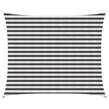 Sunshade Sail Anthracite and White 2.5 x 4 m HDPE
