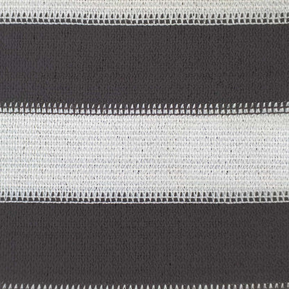 Sunshade Sail Anthracite and White 4 x 5 m HDPE