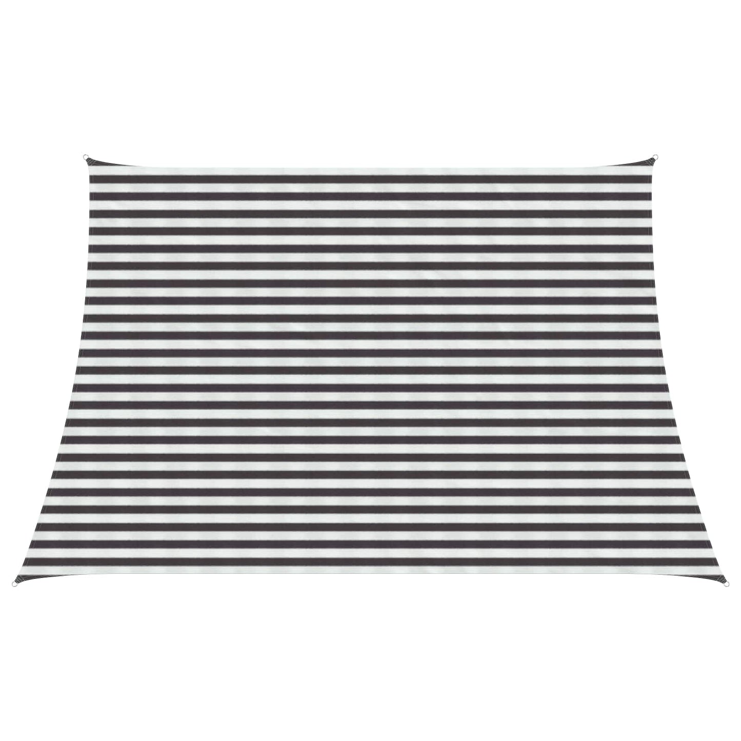 Sunshade Sail Anthracite and White 4 / 5 x 3 m HDPE