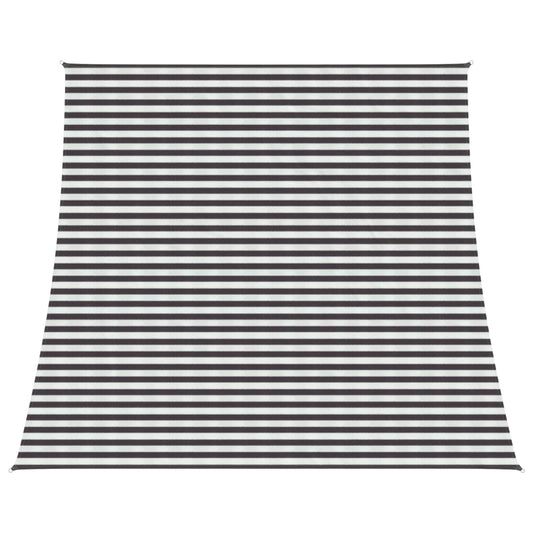 Sunshade Sail 4 / 5 x 4 m HDPE Rectangular Anthracite and White