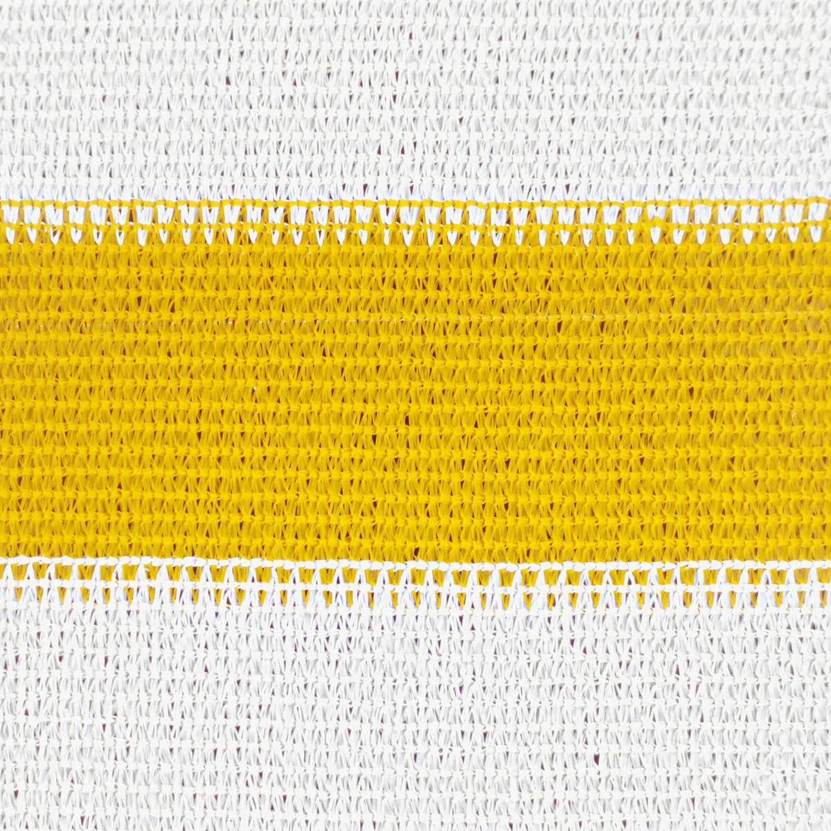 Sunshade Sail 6 x 8 m HDPE Rectangular Yellow and White