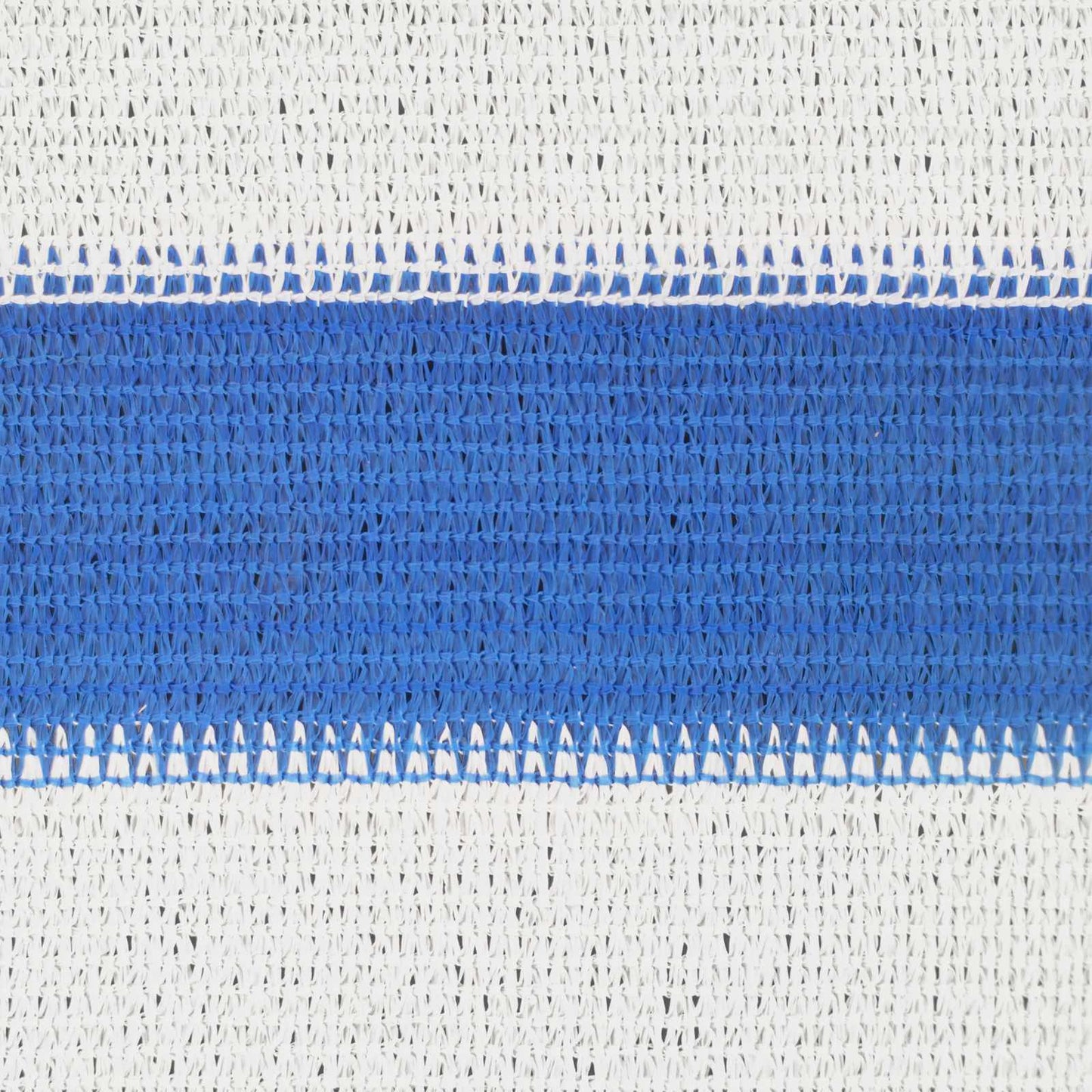 Sunshade Sail Blue and White 3.6 x 3.6 m HDPE