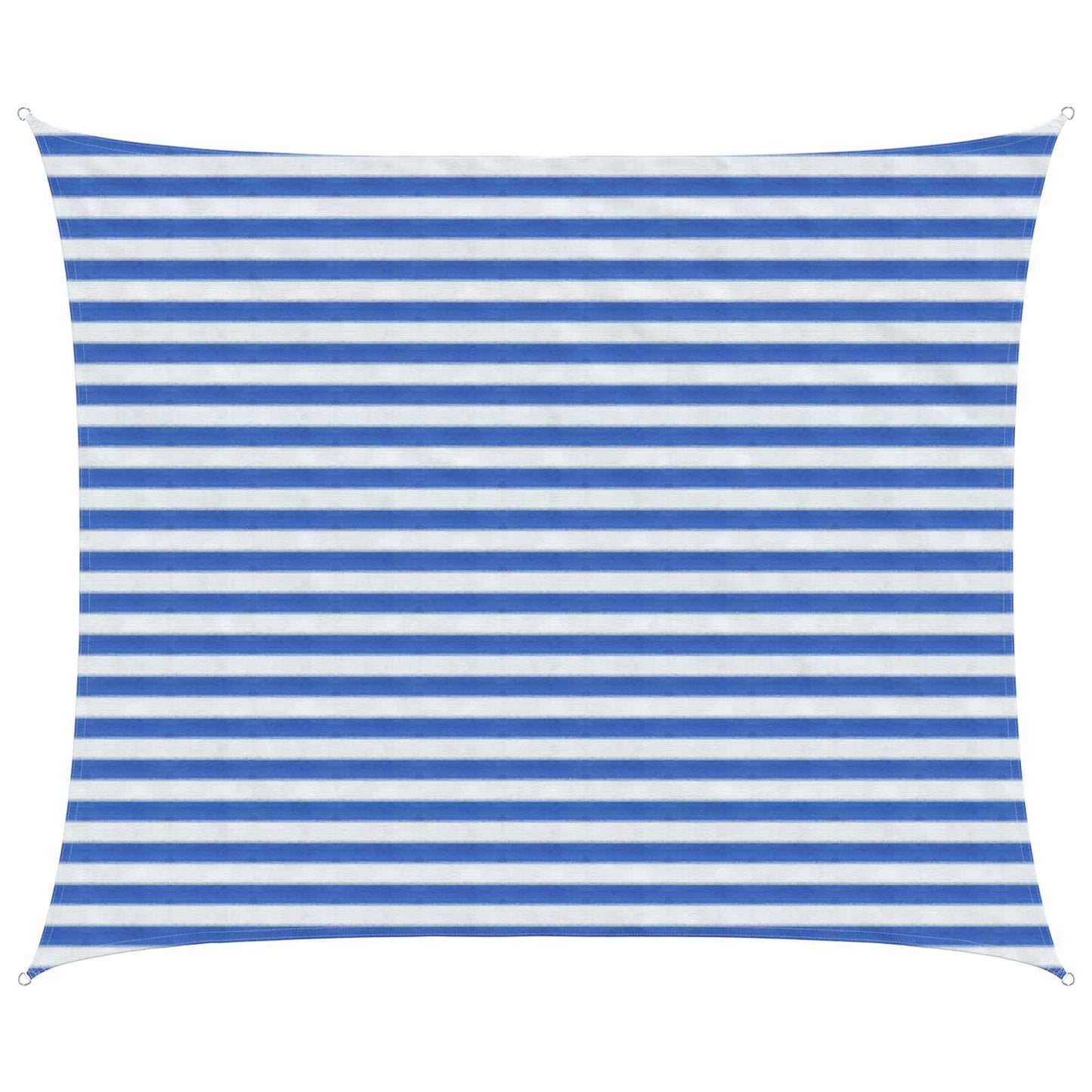 Sunshade Sail Blue and White 2.5 x 3 m HDPE