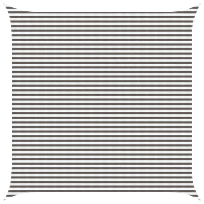 Sunshade Sail Light Grey and White 4.5 x 4.5 m HDPE