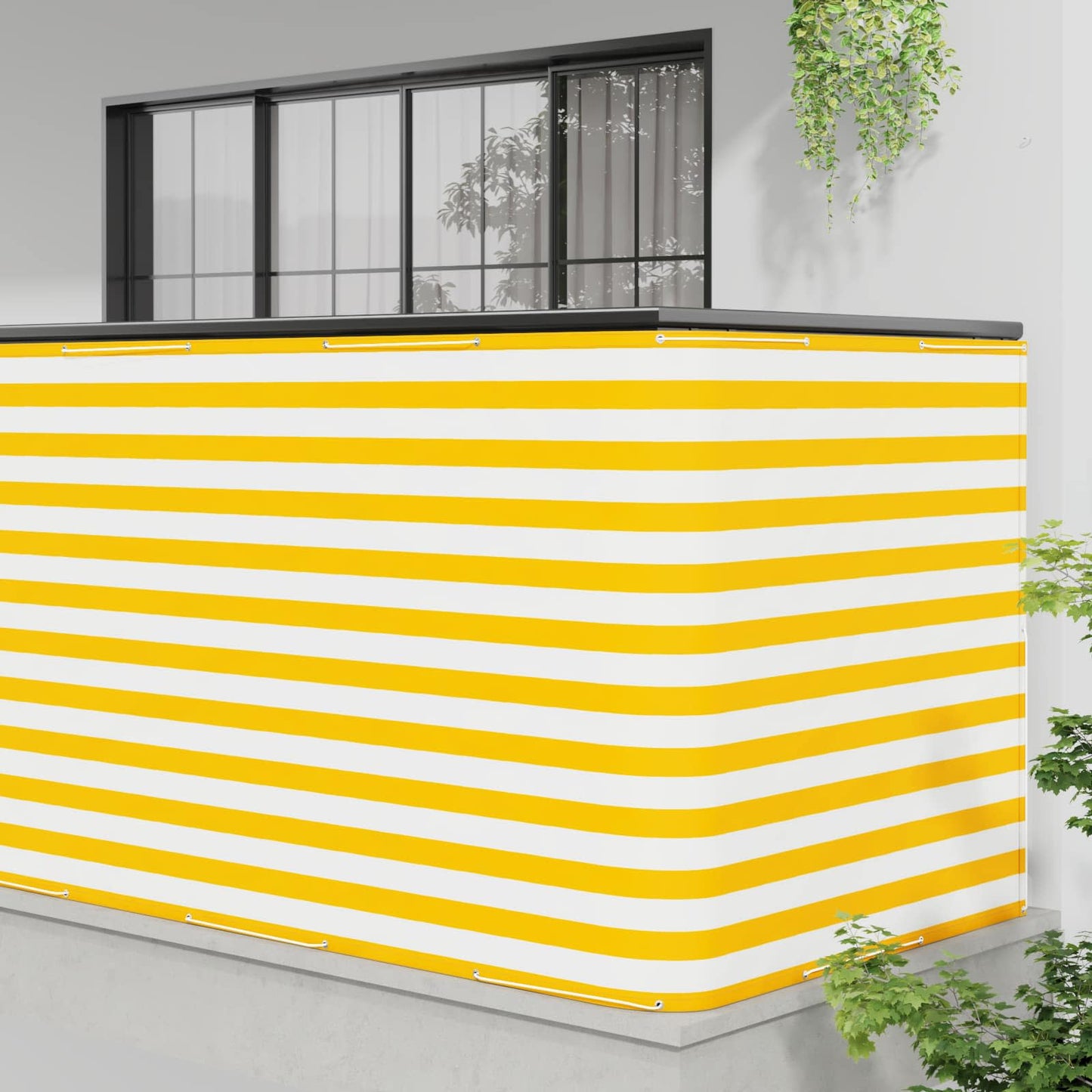 Balcony Privacy Screen 150 x 1000 cm Fabric with PU Coated