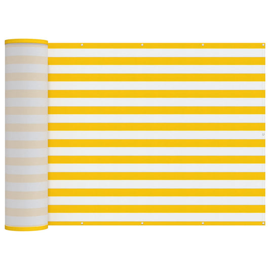Balcony Privacy Screen 180 x 800 cm Fabric with PU Coated