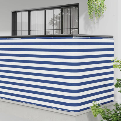 Balcony Privacy Screen 150 x 800 cm Fabric with PU Coated