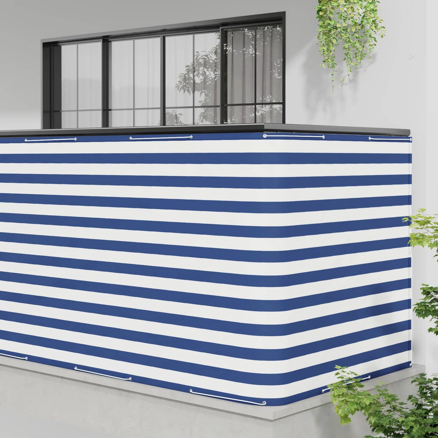 Balcony Privacy Screen 150 x 1000 cm Fabric with PU Coated