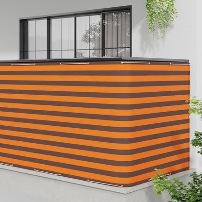 Balcony Privacy Screen 150 x 400 cm Fabric with PU Coated